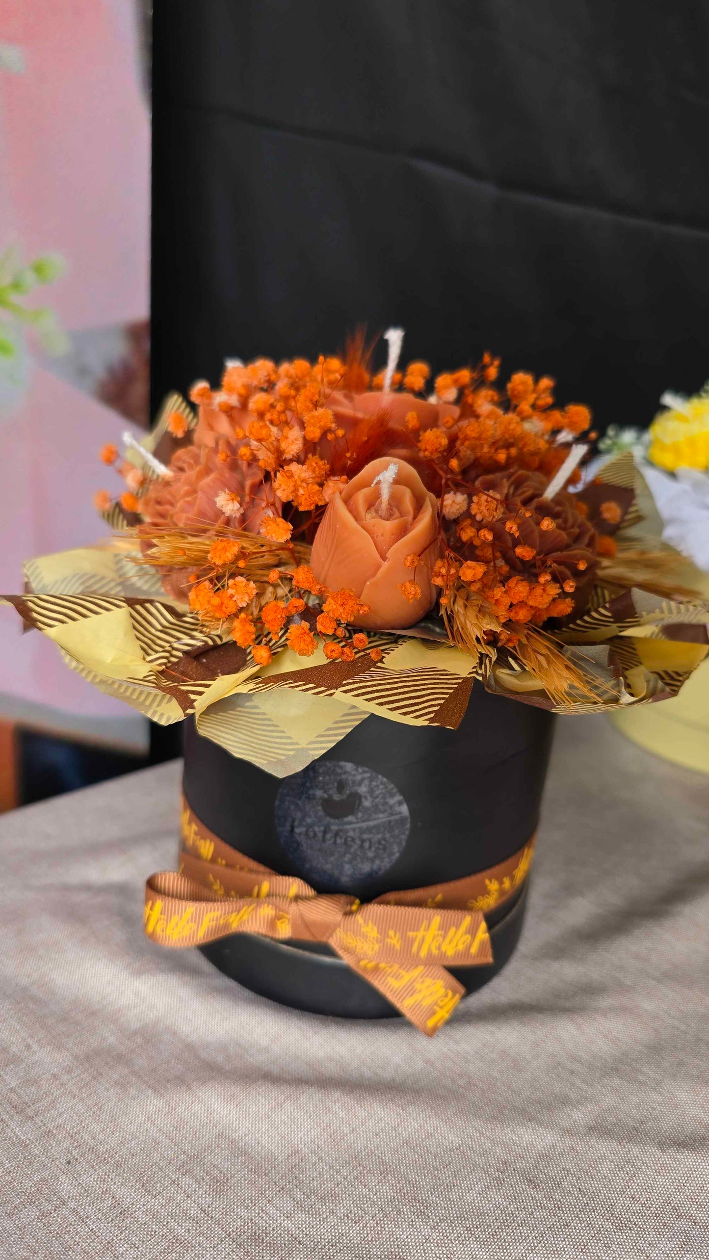 Spesialbestilling av Blomsterbukett av lys